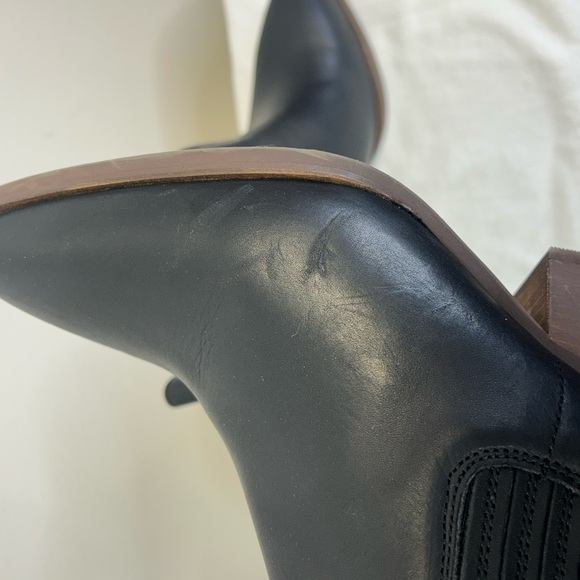 Patina black leather Chelsea boots womens size 7 Elegant Black Ankle Booties - Picture 9 of 9